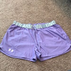 Purple, Under Armour, loose shorts
